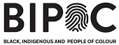 A black and white logo of the infamous people 's trust.